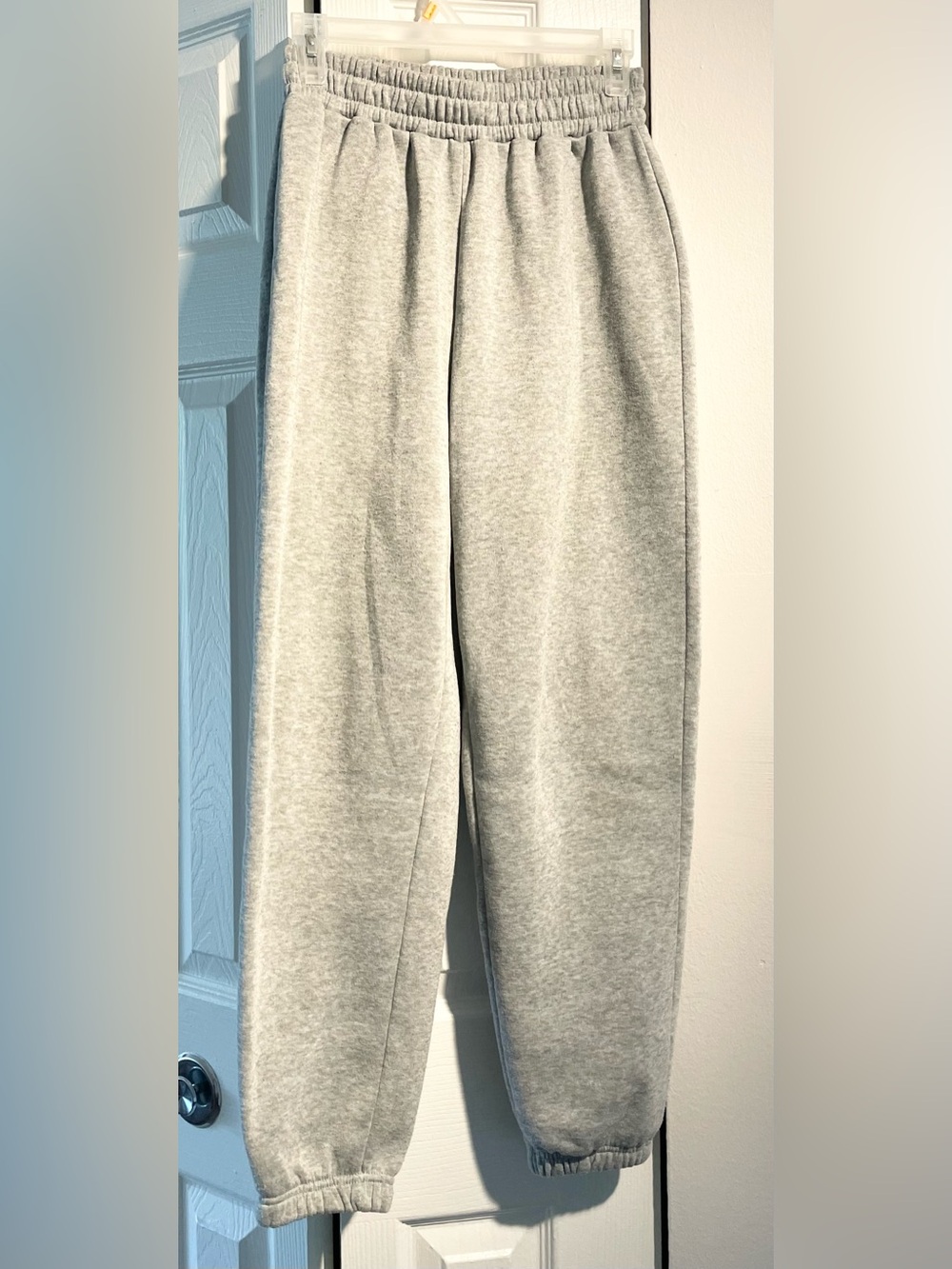 SHEIN Unisex Light Gray Thermal Jogger Sweatpants